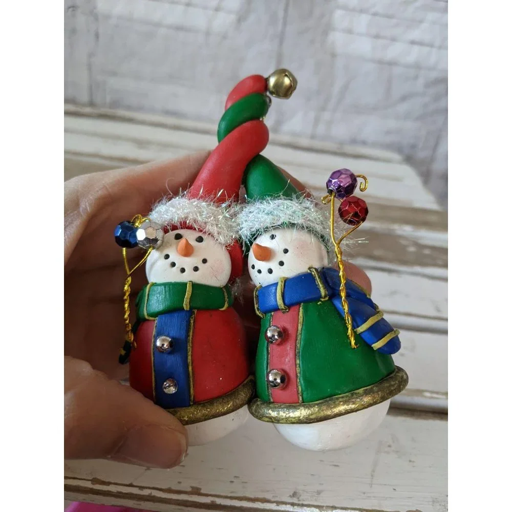 Snowman buddies‎ tangled Christmas holiday tree orn